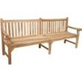 Garden Pleasure Gartenbank Madura 940259 braun Holz 220,0 cm