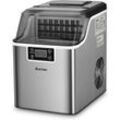 Costway - 3,2L Eiswürfelmaschine Ice Maker, Eismaschine Eiswürfelbereiter inkl. Schaufel Timer / 24 Eiswürfel in 15min / 18kg 24H / lcd Anzeige