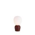 Buddy - 1 Leuchttisch Globe Lamp Dark Rust, Opal, G9 - Belid