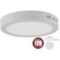 18W led Deckenleuchte Warmweiß 1360 Lumen Ø220mm Aufputz Lampe Eckig Decke Beleuchtung inkl. Trafo