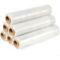 Cofi 1453 - 12x Rollen Stretchfolie Wickelfolie Transparent 300m x 20my x 500mm Folienrolle Verpackungsfolie Palettenfolie