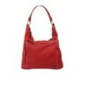 Cluty Shopper Damen Leder, rot