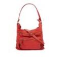 Cluty Shopper Damen Leder, rot