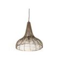 HSM Collection Pendelleuchte Rattan Natur, ø50x48 cm