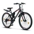 Licorne Bike Guide Premium Mountainbike in 20, 24 und 26 Zoll - Fahrrad für Mädchen, Jungen, Herren und Damen - Shimano 21 Gang-Schaltung, Kinderfahrrad, Kinder