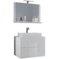 VCM my bath Badmöbel-Set Lendas M 915201 weiß 61,0 x 52,0 x 134,0 cm