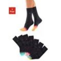 H.I.S Socken schwarz Gr. 31-34 für Damen. Elastisch. Nachhaltig.