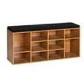 WENKO Schuhbank Loft 50731800 braun Holz 103,0 cm