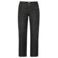 Stretch-Jeans ELI mit extra weitem Beinverlauf, black Denim, Gr.58