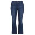 Stretch-Jeans mit ausgestellter Saumweite, blue Denim, Gr.52