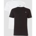 MP Herren 2 Pack T-Shirt - Schwarz/Weiß - XXS