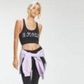 MP Damen Graffiti Grafik Training Sport-BH — Schwarz - XS