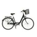 HAWK City Wave Premium Plus Black Damen 26 Zoll - Fahrrad mit 3-Gang Shimano Nabenschaltung, Beleuchtung & Ergogriffen