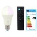 WiZ LED Energiespar Glühbirne White & Colour mit Fernbedienung WiFi 60W