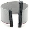 GPIO Adapter-Kabel für Raspberry Pi, 40 Pin Buchse > 26 Pin Buchse, grau, 15cm