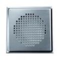 Zehnder Designgitter ComfoGrid Torino quadratisch DN125, 160x160mm, Edelstahl, mit Filter 990322088