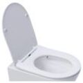 Toilettensitz mit Absenkautomatik, Weiß (InfinitiorimlessSeat) - Swiss Aqua Technologies