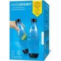 Sodastream spülmaschinengeeignete Kunststoffflasche FUSE 1L 2er-Set schwarz