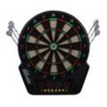 HOMCOM Elektronische Dartscheibe für bis zu 16 Spieler schwarz 44 x 3,2 x 51,5 cm (BxTxH)