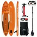 Aqua Marina All-Around SUP Board 330x81cm Reißverschlussrucksack Double Action-Pumpe LIQUID AIR Padd