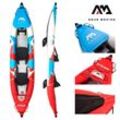 Aqua Marina Kajak 412x83 cm für 2 Personen mit Luftsitz verstellbarer Lehne Transporttasche Reparatu