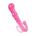 Schmaler Analdildo mit gewellter Struktur, 12 cm