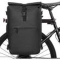 Woosien - 3-in-1 wasserdichte Fahrradtasche, Fahrrad-Gepäckträgertasche, Rucksack, Umhängetasche, Outdoor-Radfahren