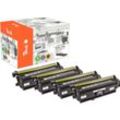 Peach HP 508 X 4 Toner XL (bk, c/m/y) ersetzt HP No. 508X, CF360X, CF361X, CF362X, CF363X für z.B. HP Color LaserJet Enterprise M 553 (wiederaufbereitet)