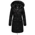 NAVAHOO Damen Warmer Wintermantel Parka inkl. Einkaufstasche und Regenschirm Cosimaa