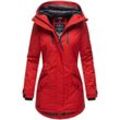 NAVAHOO Damen sportlicher Wintermantel Winter Kurzmantel mit Kapuze Avrille