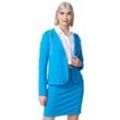 PM SELECTED Damen Kurzblazer Sportliches Sakko Business Hoodie Blazer mit Kapuze - Reverskragen & Zugband PM21