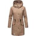 NAVAHOO Damen Outdoorjacke modischer Outdoor Regenmantel Deike