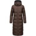 NAVAHOO Damen Steppmantel zeitloser Winterparka mit abnehmbarer Kapuze Isalie