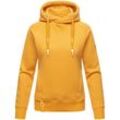 NAVAHOO Damen Kapuzensweatshirt Hoodie mit Kapuze & Breiten Tunnelzugkordeln Liebesmäuschen