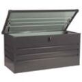 HOME DELUXE - Metallaufbewahrungsbox MEGABOX XL - 126 x 56 cm 400l Anthrazit Kissenbox Gartenbox Auflagenbox Aufbewahrungsbox