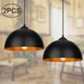 2x led Pendelleuchte Decken-Lampe Hängelampe Beleuchtung Hängeleuchte Design