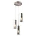 Lighting - ANNIKA - Hängeleuchte Metall Nickel matt, 3x E27