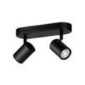 WiZ Imageo LED-Spot 2-flg. RGB, schwarz