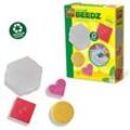 SES Creative® Bügelperlen Stiftplatten Set GREEN BEEDZ mehrfarbig