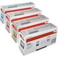 4 Oki Toner C532 MC573 Serie HC Multipack K C M Y 4-farbig