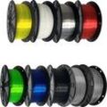 Ampertec 3D-Filament Colorpack PETG 1.75mm 4x1kg Spulen