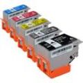 5 Ampertec Tinten ersetzt Epson C13T02G74010 202XL 5-farbig