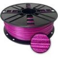 Ampertec 3D-Filament metallic PLA mit Glitzer lila 1.75mm 1000g Spule