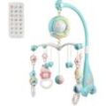 Baby Mobile Musik Babybett mit Timing-Funktion Projektor und Licht,Baby Hängende Spielzeug,Spieluhr Baby Mobile für Bett,Baby SpielzeugNeugeborene