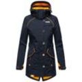 MARIKOO Damen Outdoor Softshell Jacke mit abnehmbarer Kapuze Soulinaa