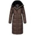 MARIKOO Damen Winterjacke Steppmantel Weichem Innenkragen & Abnehmbarer Kapuze Reliziaa