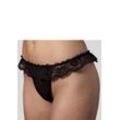 PETITE FLEUR GOLD String schwarz Gr. 32/34 für Damen. Figurbetont