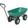 Gartenwagen mit Kippfunktion Bollerwagen Handwagen Transportwagen Schubkarre 55 Liter