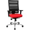 Bürostuhl TOPSTAR "Sitness X-Pander Plus", rot (rot, schwarz), Stühle