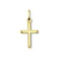 ONE ELEMENT Kettenanhänger Kreuz Anhänger aus 333 Gelbgold, Damen Gold Schmuck, goldfarben
